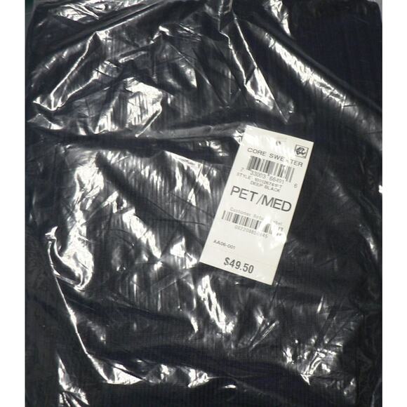 JM Collection Women's Petite Ribbed Turtleneck Sweater in Deep Black PM MSRP $50 - Picture 4 of 4